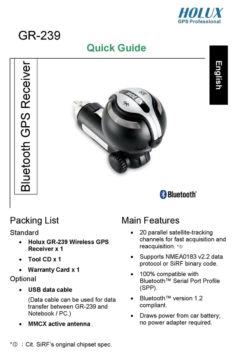 Holux GR-239 quick guide