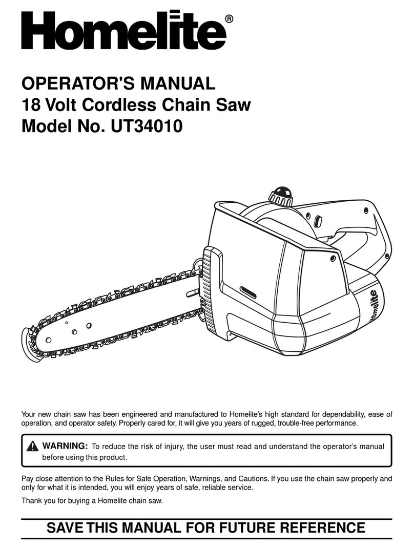 Homelite UT34010 User manual