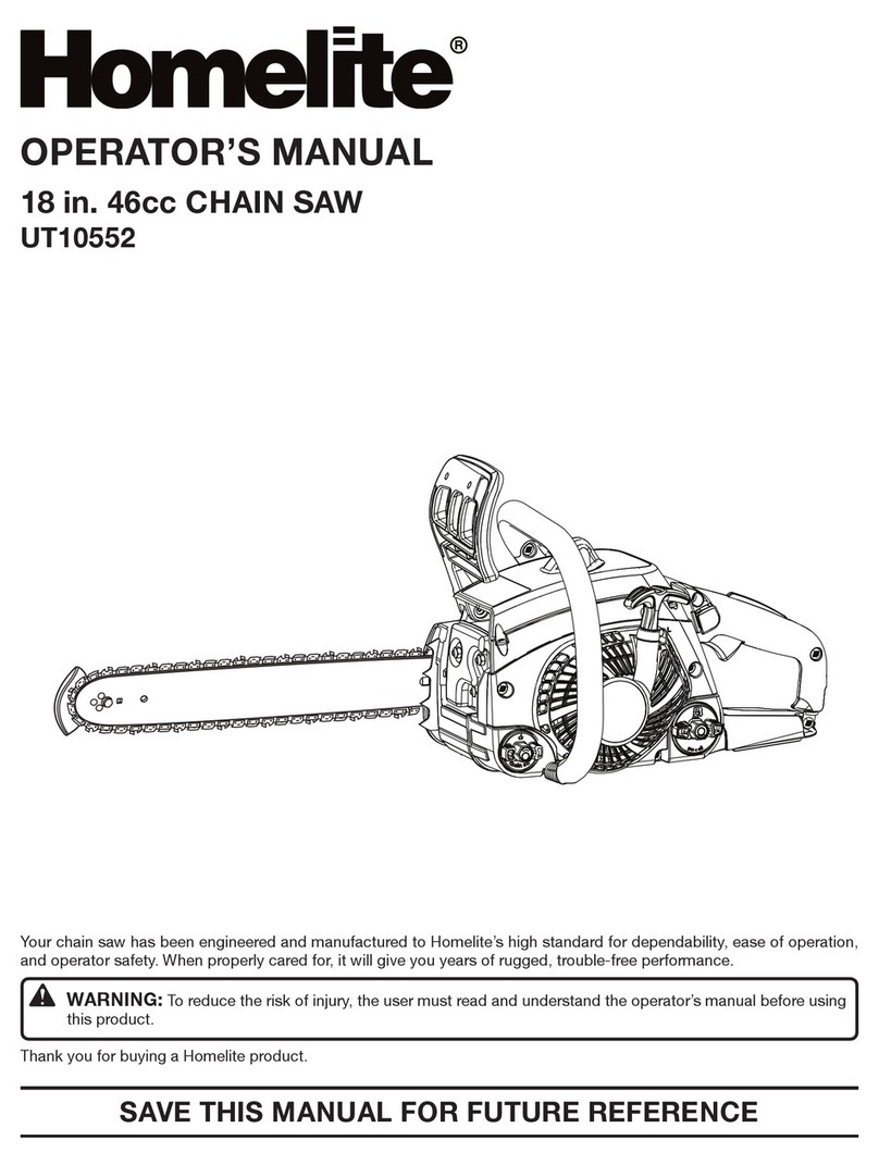 Homelite UT10552 User manual