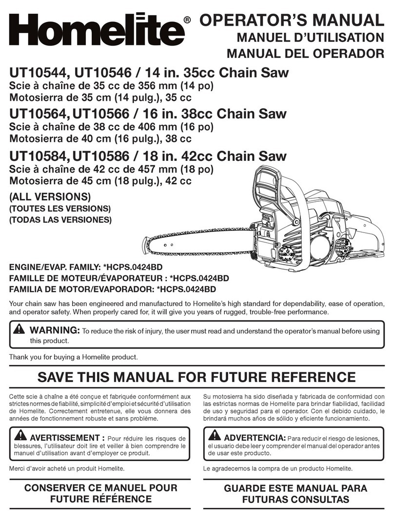Homelite UT10544 User manual