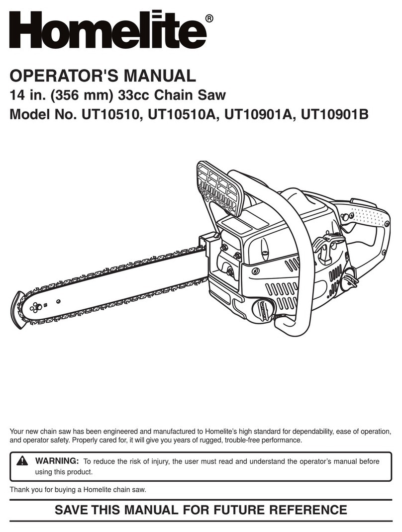 Homelite UT10510A User manual