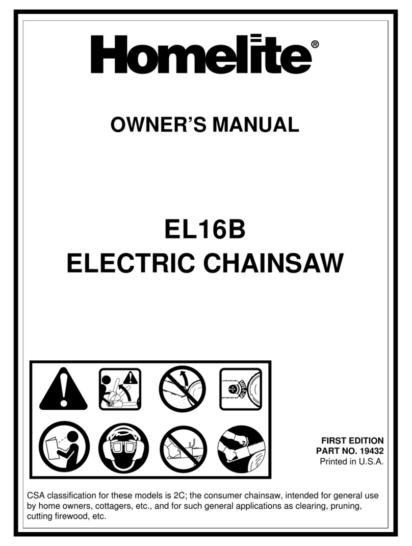 Homelite EL16B User manual