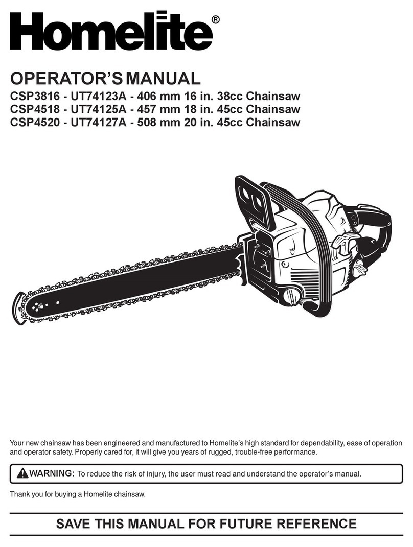 Homelite CSP3816 - UT74123A User manual