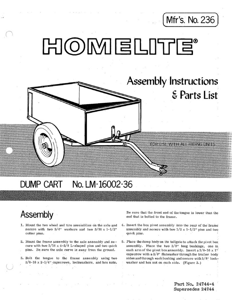 Homelite LM-16002-36 Assembly instructions and parts list Homelite LM-16002-36 Assembly instructions and parts list