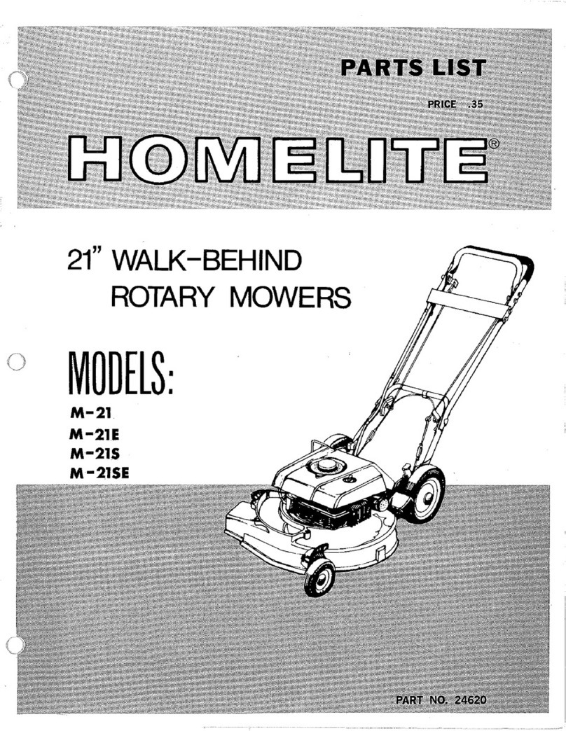 Homelite M-21 parts list Homelite M-21 parts list