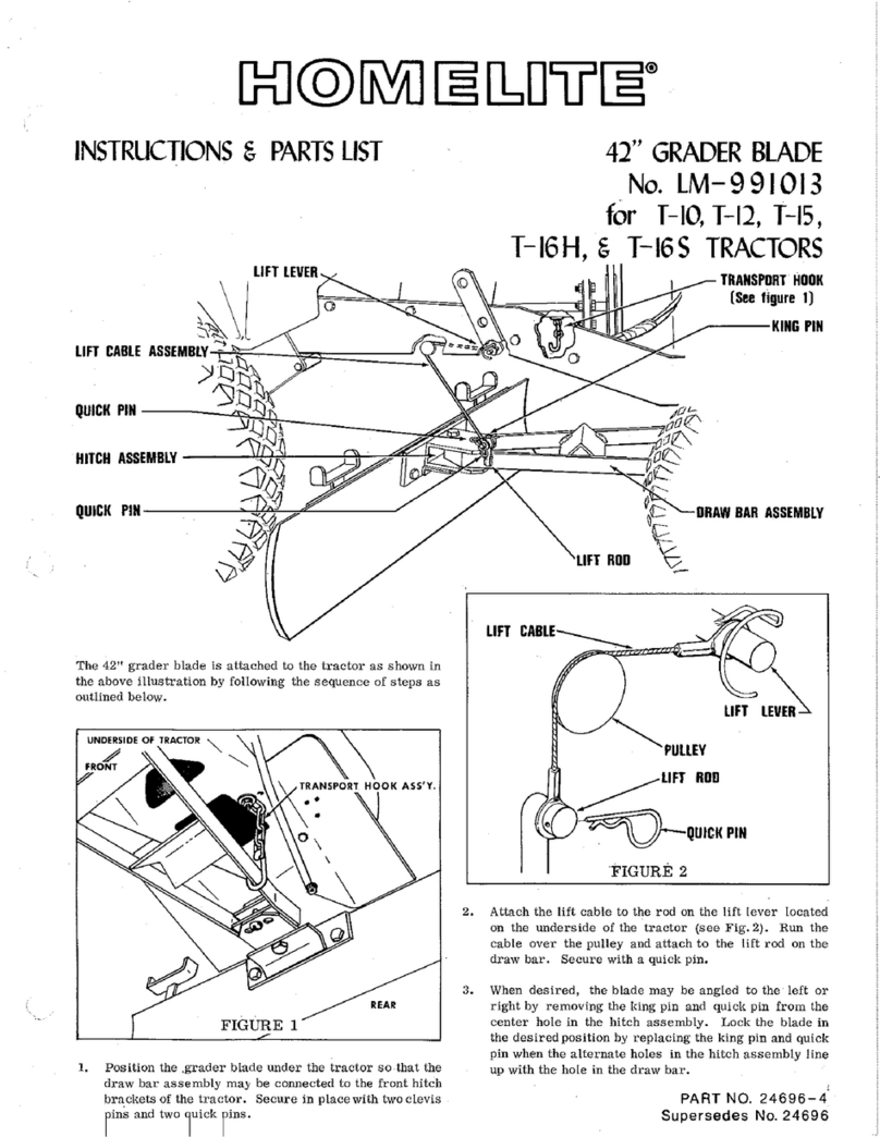 Homelite LM-991013 Instructions-parts list Homelite LM-991013 Instructions-parts list