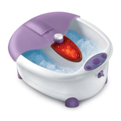 HoMedics JetSpa Ultra JS-200P Instruction manual and warranty