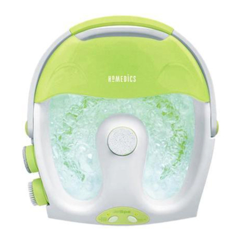 HoMedics JetSpa BL-200 Instruction manual and warranty HoMedics JetSpa BL-200 Instruction manual and warranty