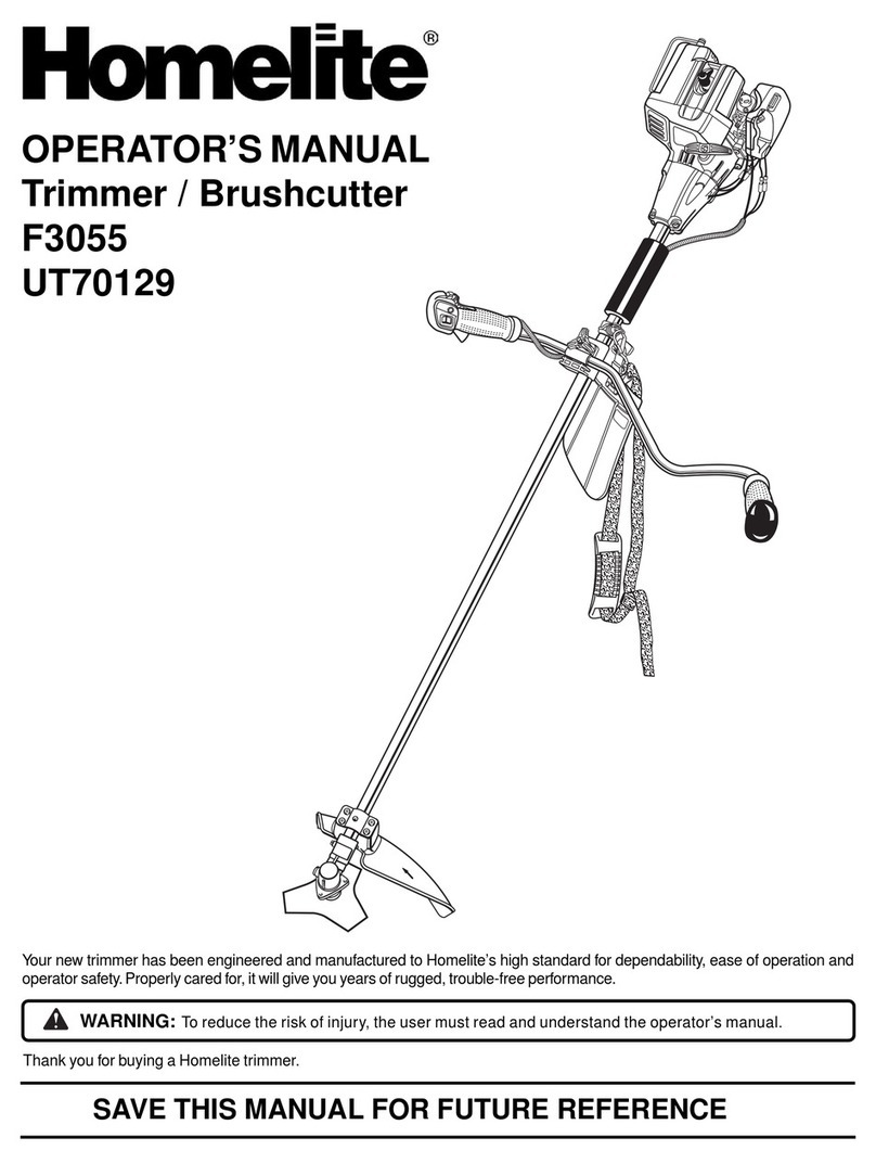 Homelite F3055 User manual