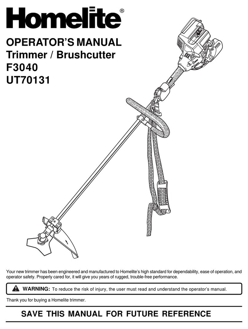 Homelite F-3040 User manual