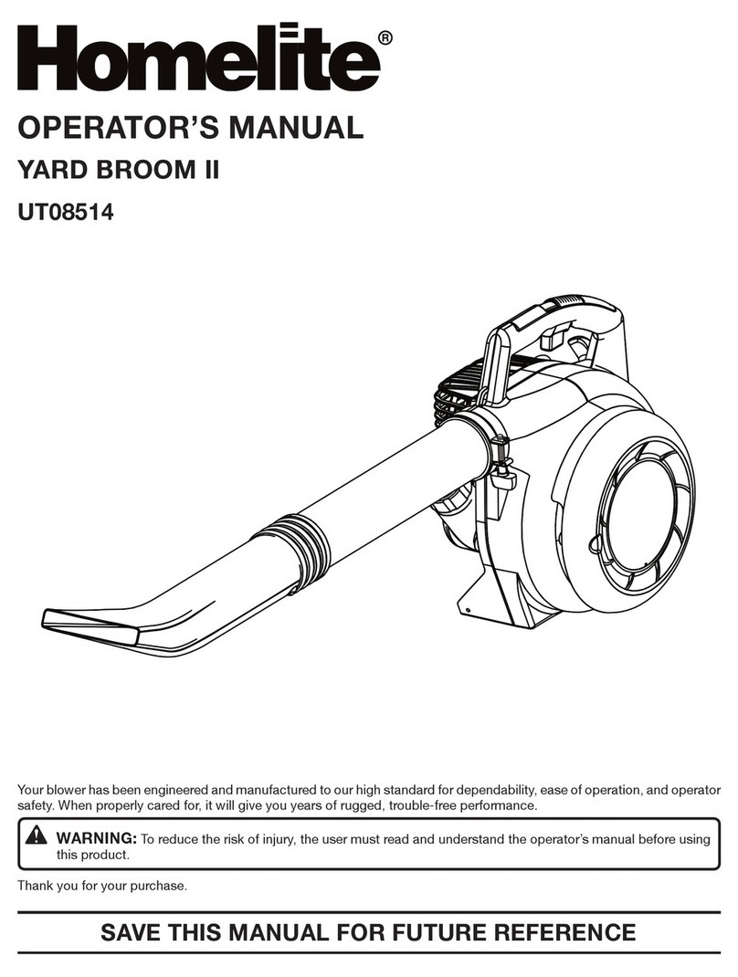 Homelite YARD BROOM II UT08514 User manual
