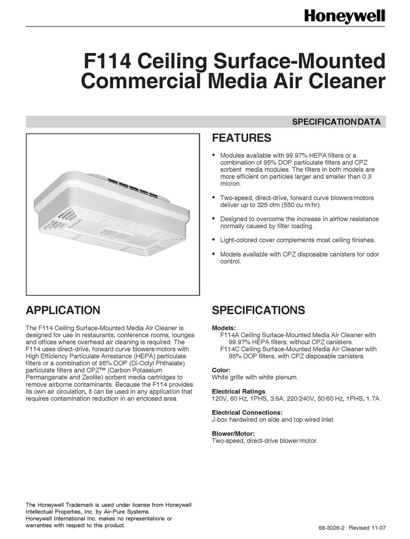 Honeywell F114 User manual