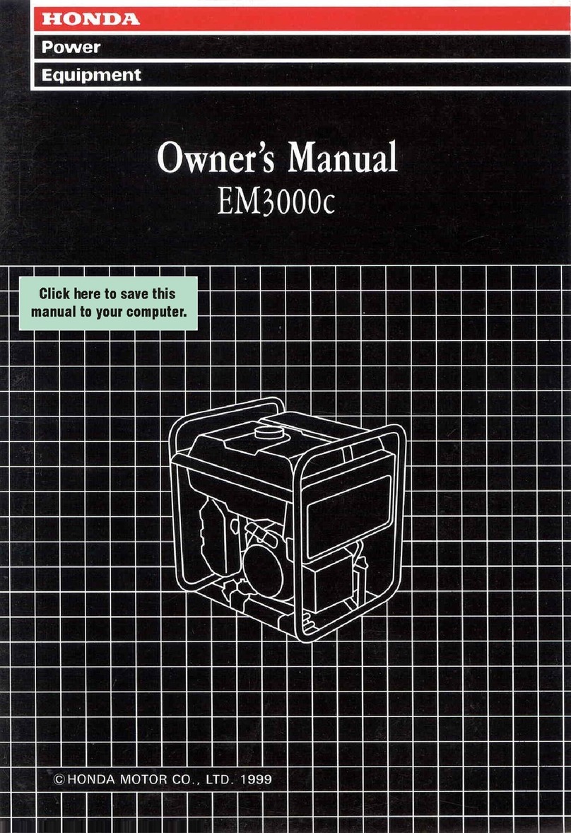 Honda EM3000c owner's manual