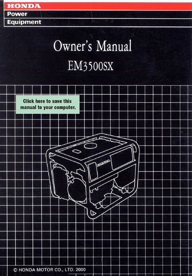 Honda EM3500SX owner's manual