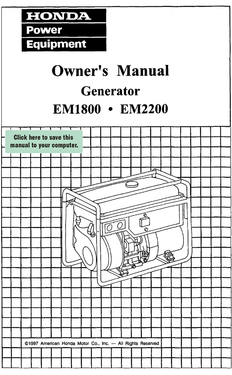 Honda EM1800 owner's manual