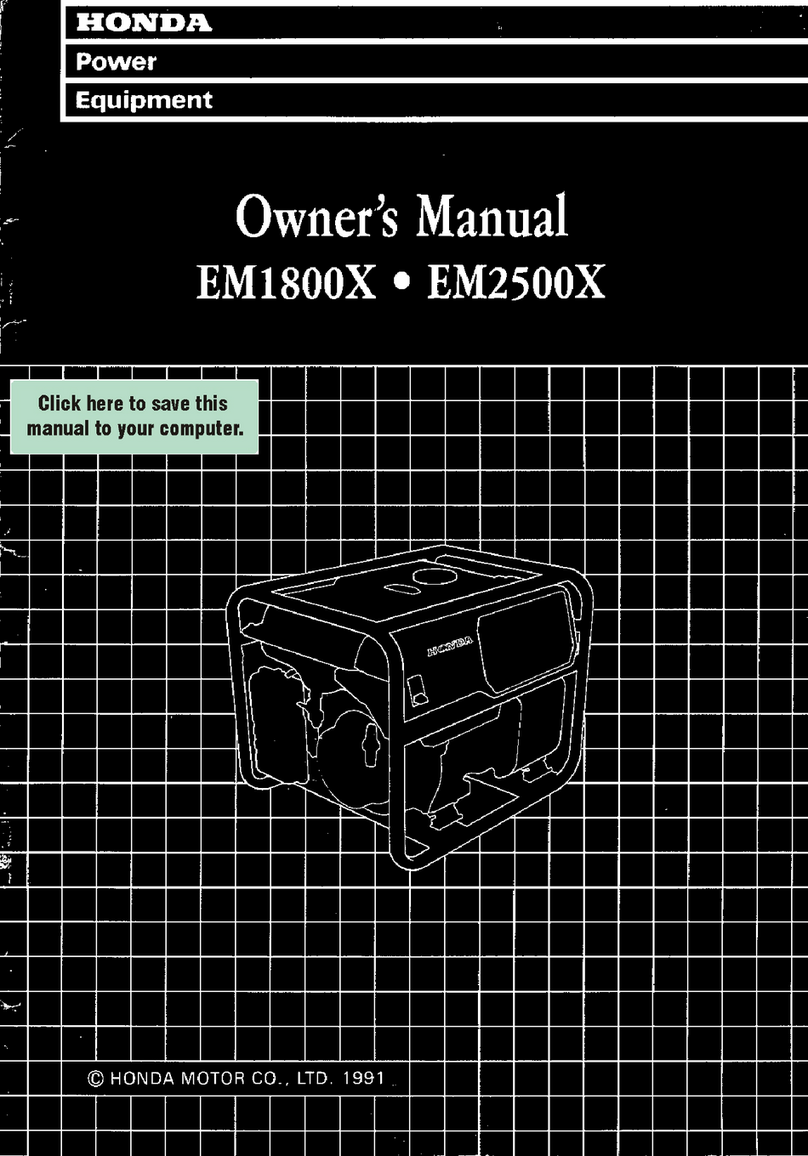 Honda EM2500X owner's manual