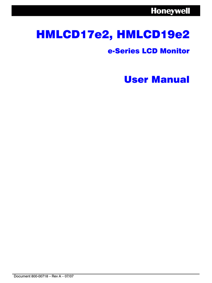 Honeywell HMLCD17E2 User manual
