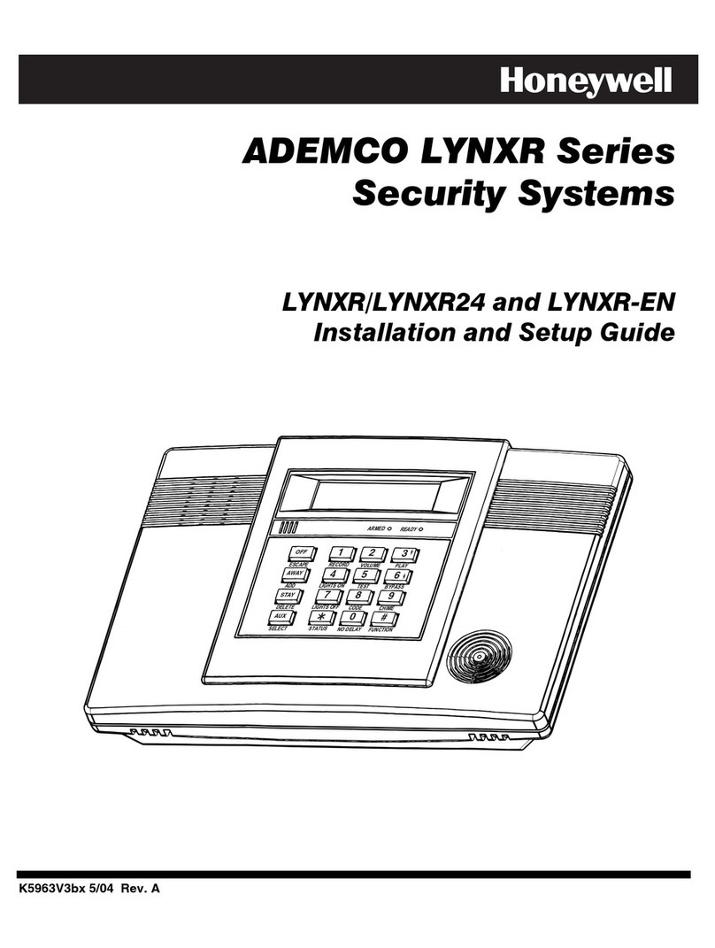 Honeywell ADEMCO LYNXR Series Assembly instructions