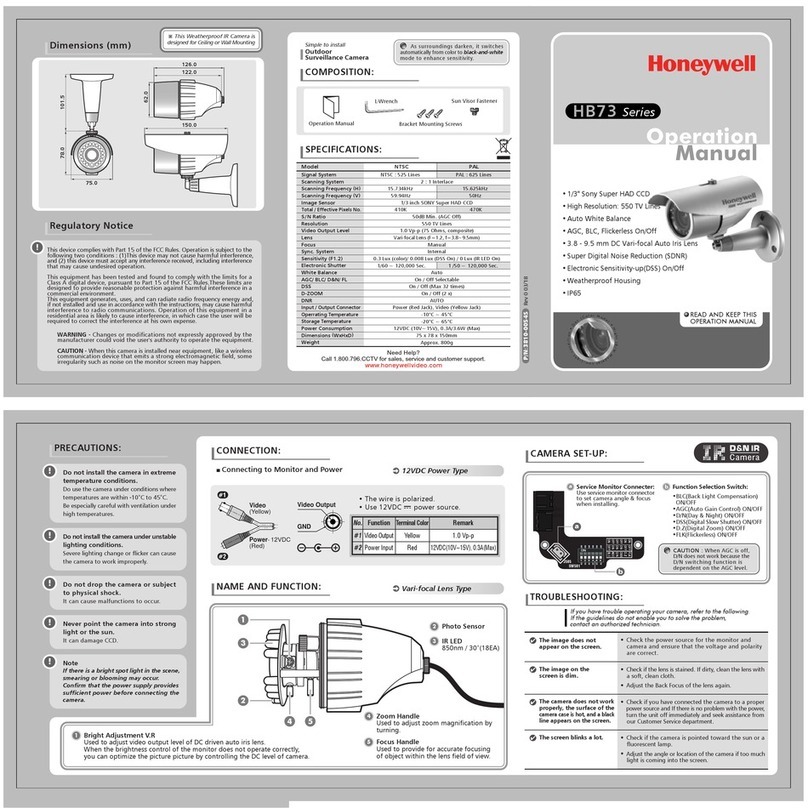 Honeywell HB73 Series User manual