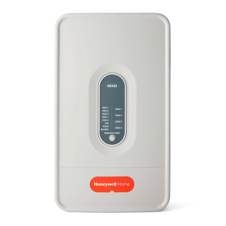 Honeywell TrueZONE HZ432 User manual Honeywell TrueZONE HZ432 User manual