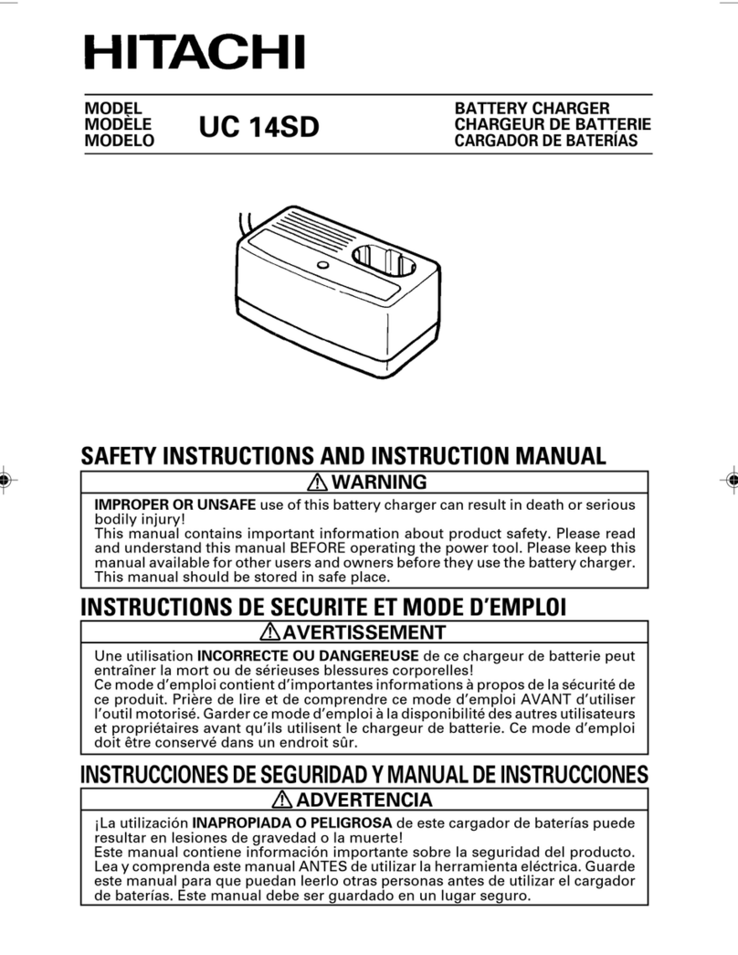 Hitachi UC 14SD Instruction Manual