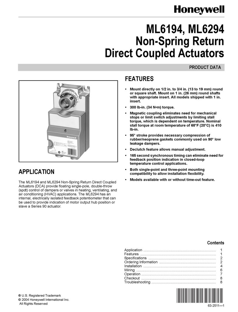 Honeywell ML6194 Operation manual