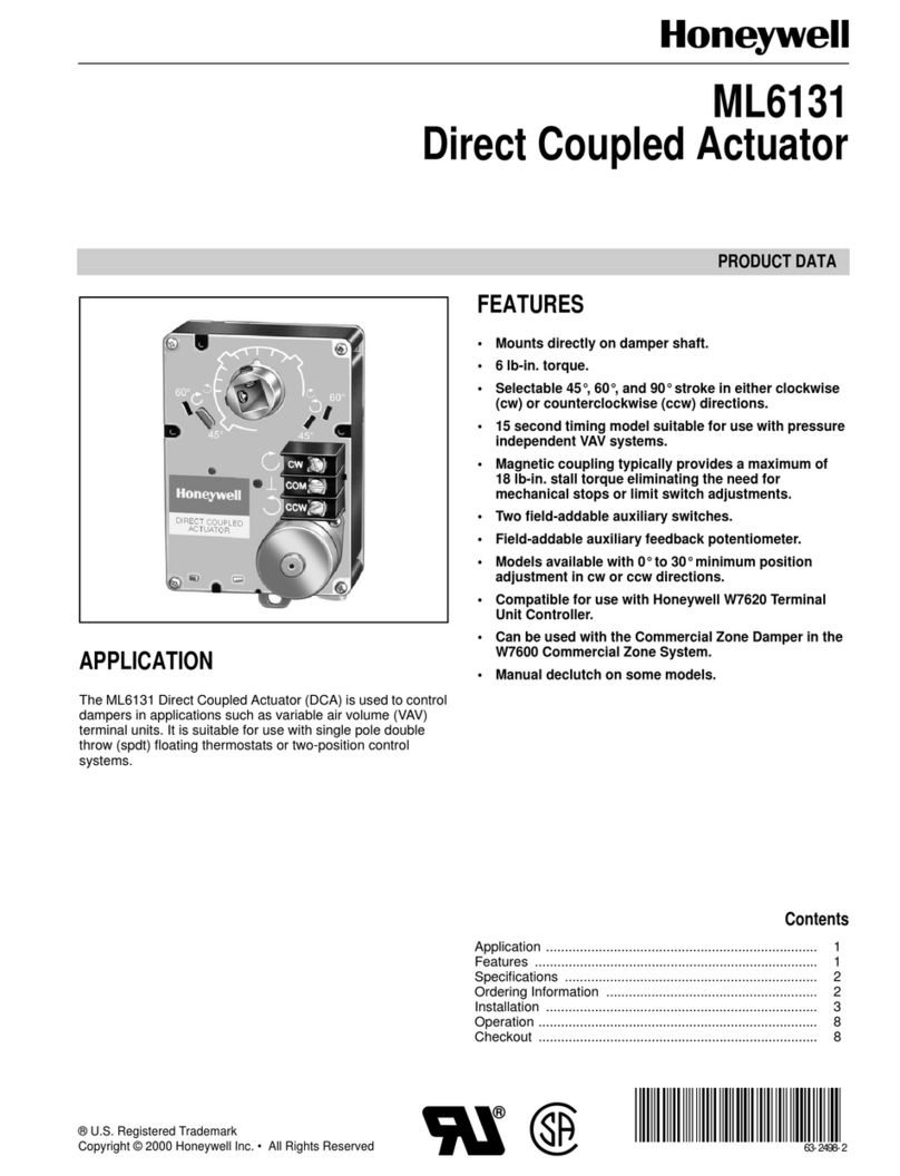 Honeywell ML6131 Operation manual