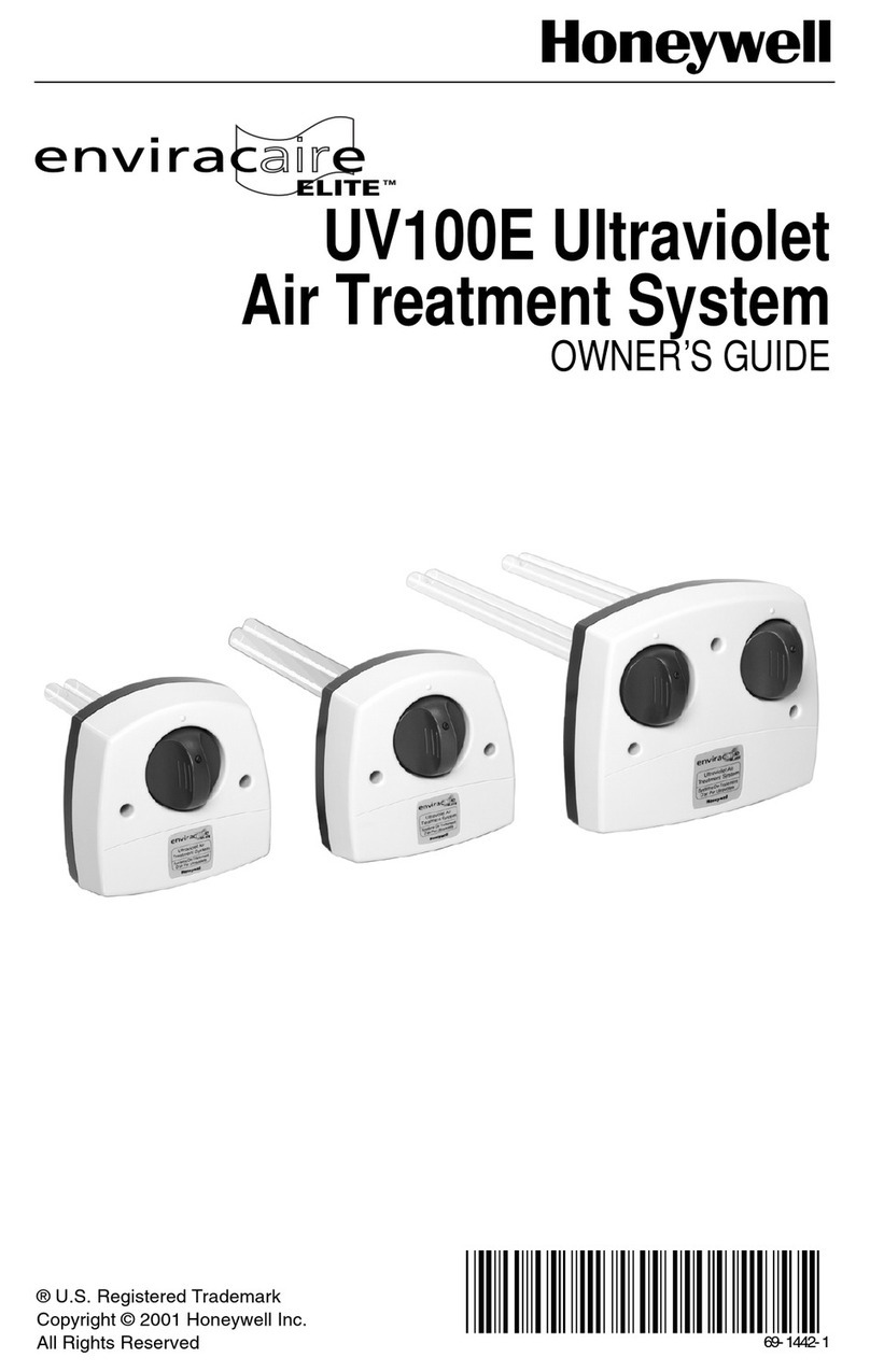 Honeywell UV100E series User manual