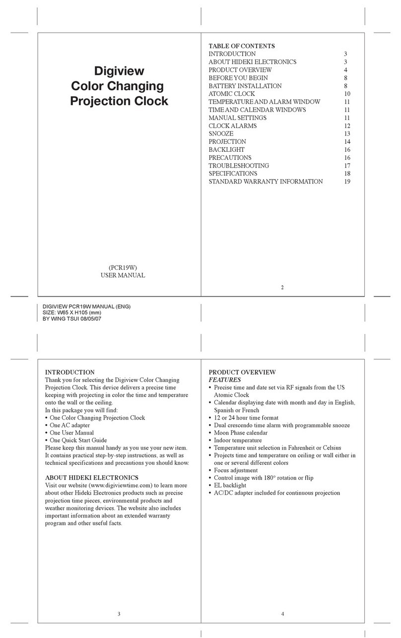 Honeywell PCR19W User manual Honeywell PCR19W User manual