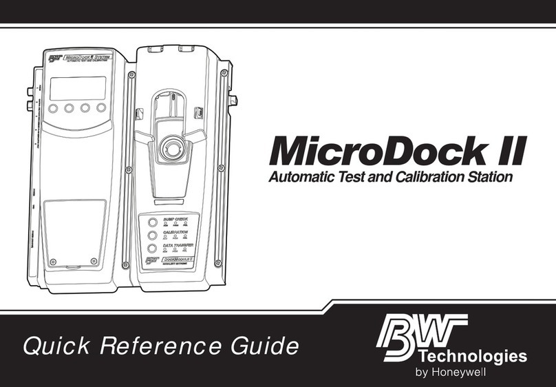 BW Technologies MicroDock II Quick reference guide
