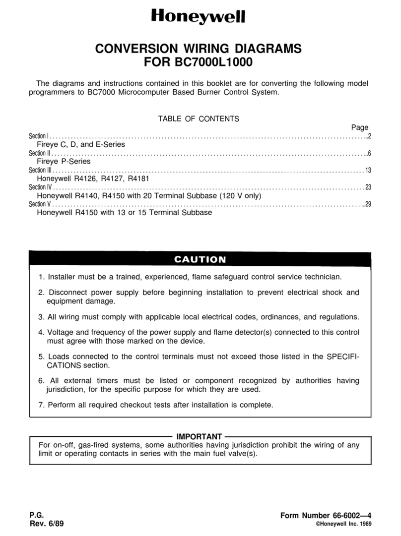 Honeywell BC7000L1000 Manual
