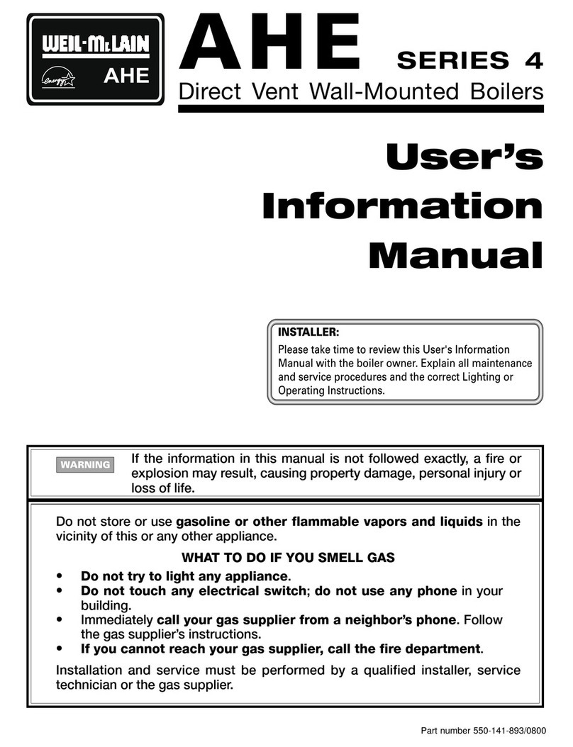 Weil-McLain Series 4 User's information manual