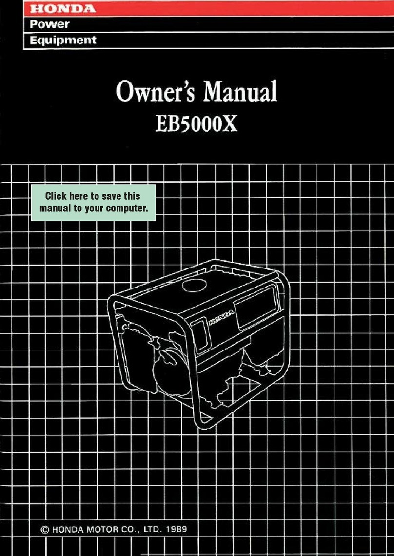 Honda EB5000X User manual