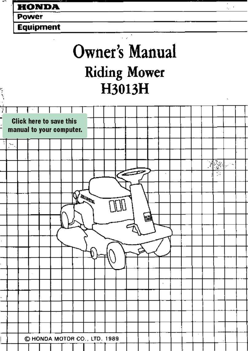 Honda H3013H owner's manual
