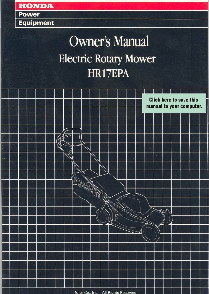 Honda HR17EPA owner's manual