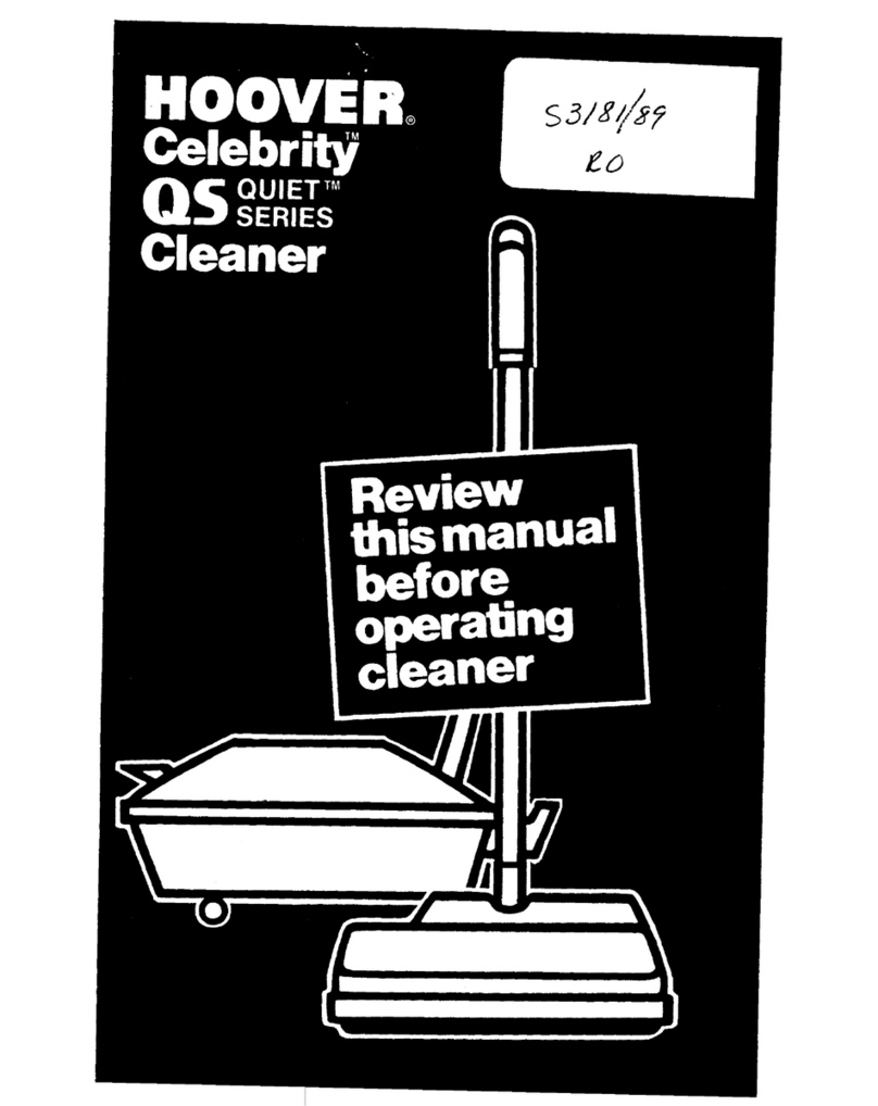 Hoover QS Quiet User manual