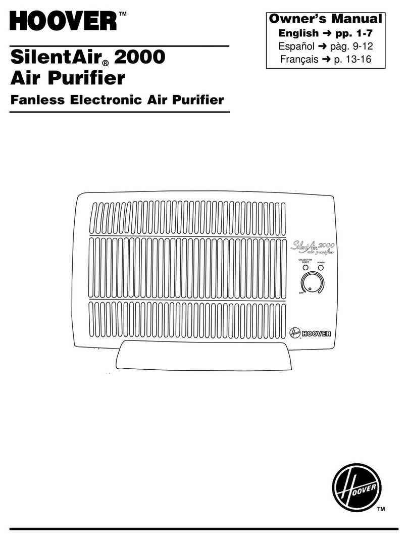 Hoover SilentAir 2000 owner's manual
