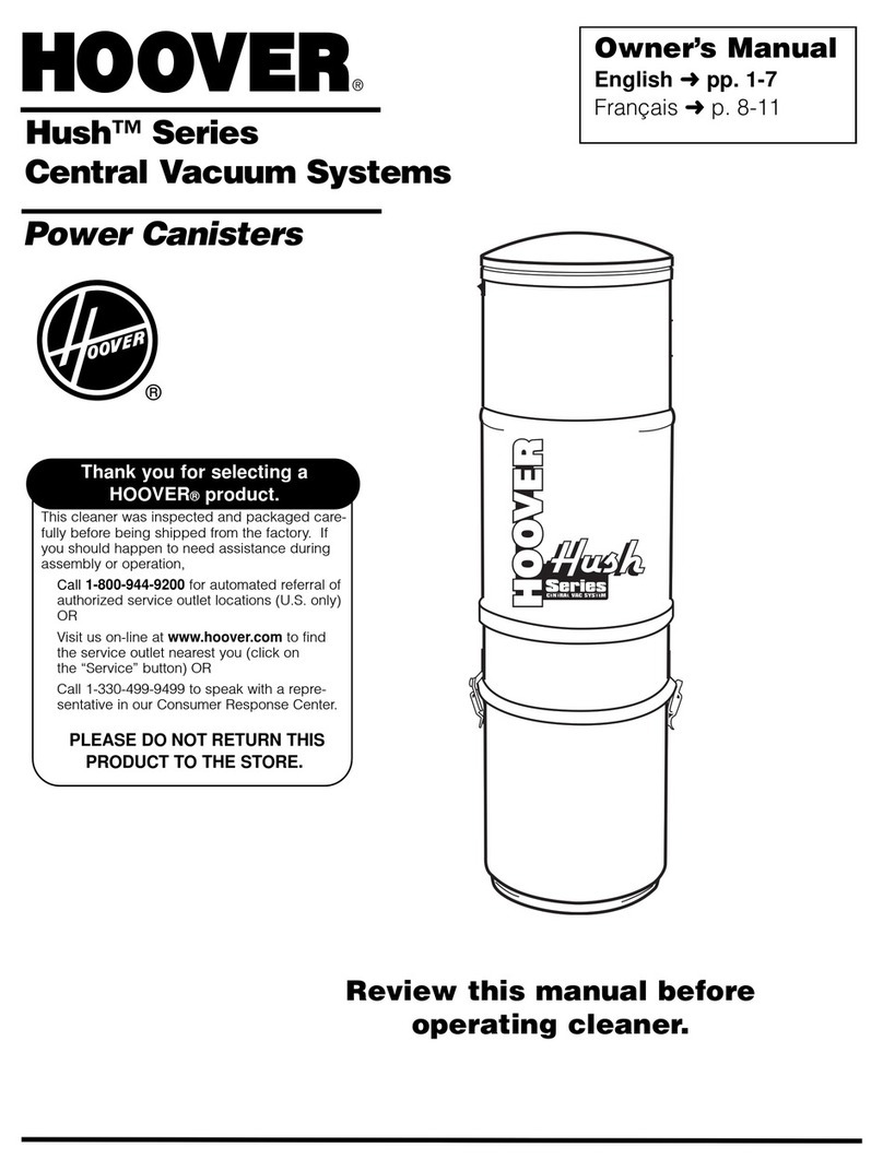 Hoover 120 V 60 HZ User manual