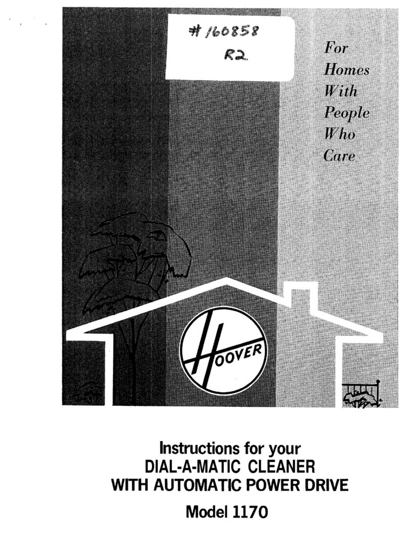 Hoover DIAL-A-MATIC 1170 User manual