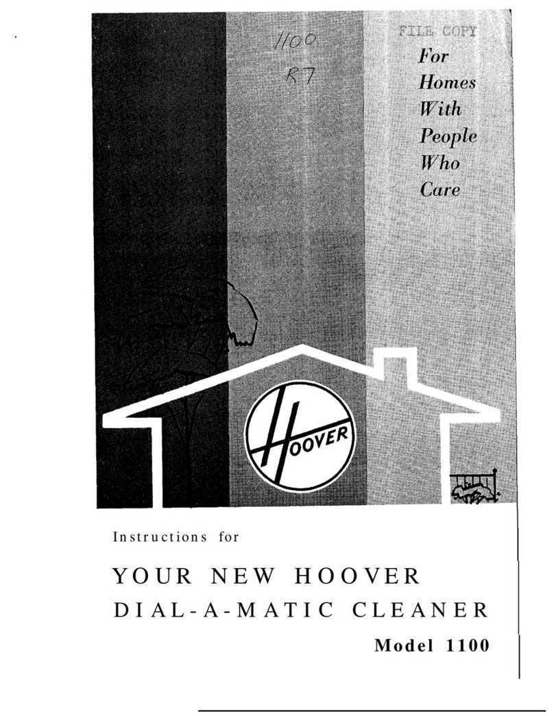 Hoover DIAL-A-MATIC 1100 User manual