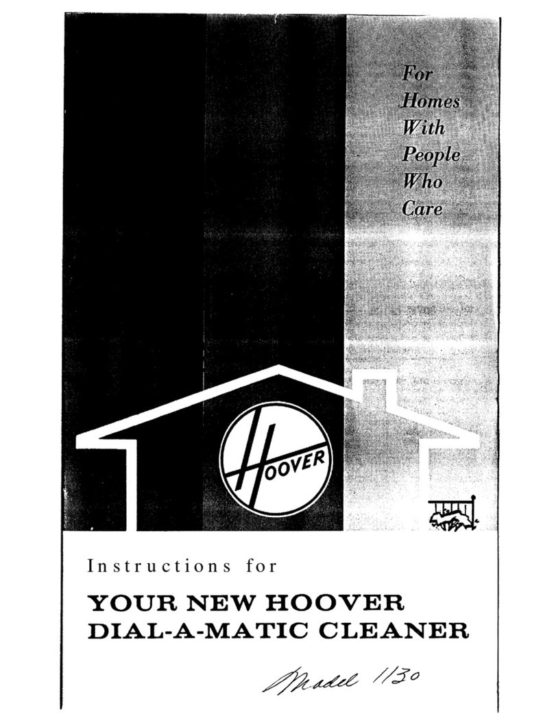 Hoover DIAL-A-MATIC 1130 instructions