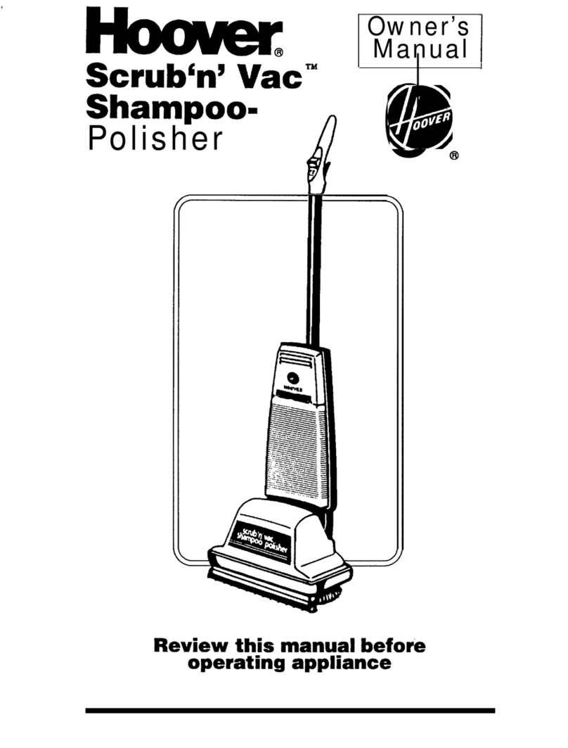 Hoover Shampoo- Polisher User manual