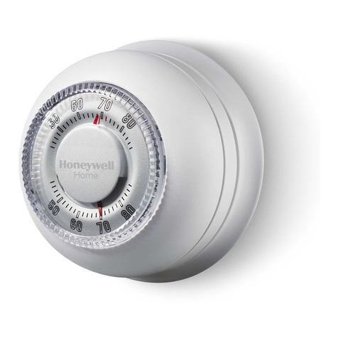 Honeywell Round T87K User manual