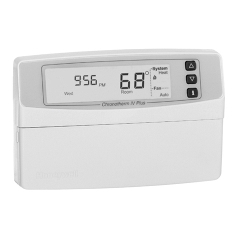 Honeywell T8665A Chronotherm IV User manual