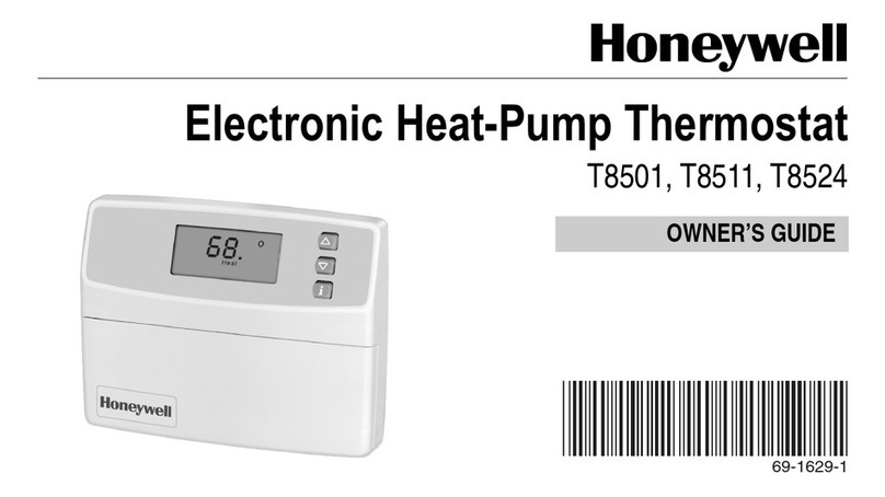 Honeywell T8524 User manual