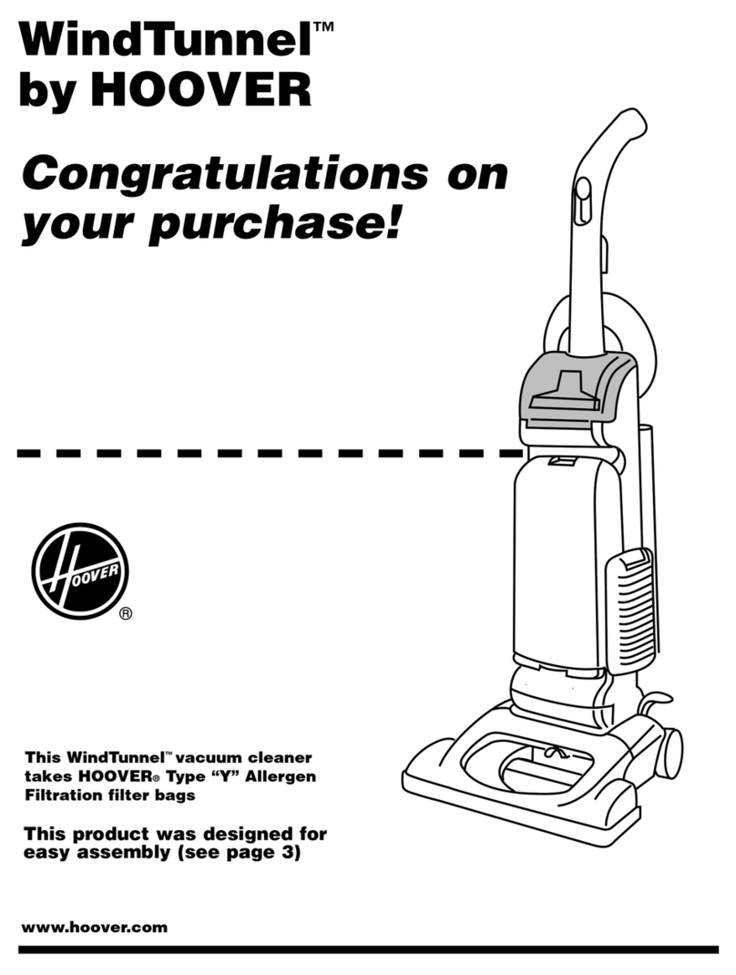 Hoover U5432900 owner's manual