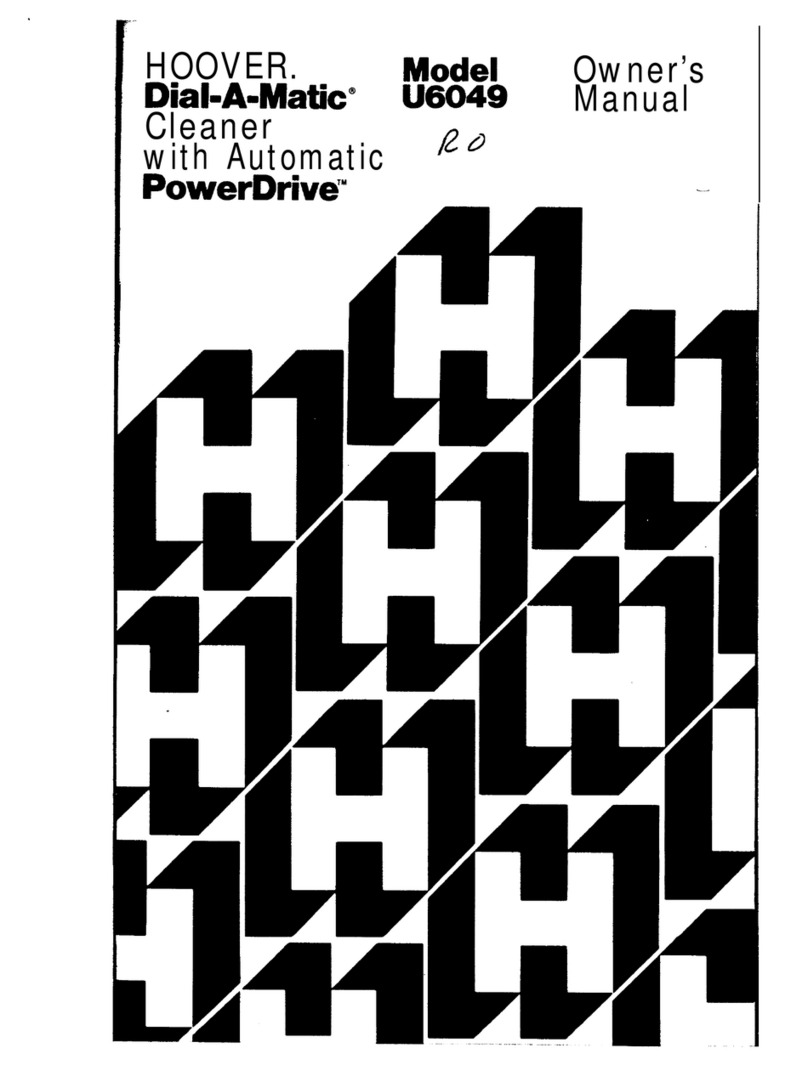 Hoover Dial-A-Matic U6049 User manual
