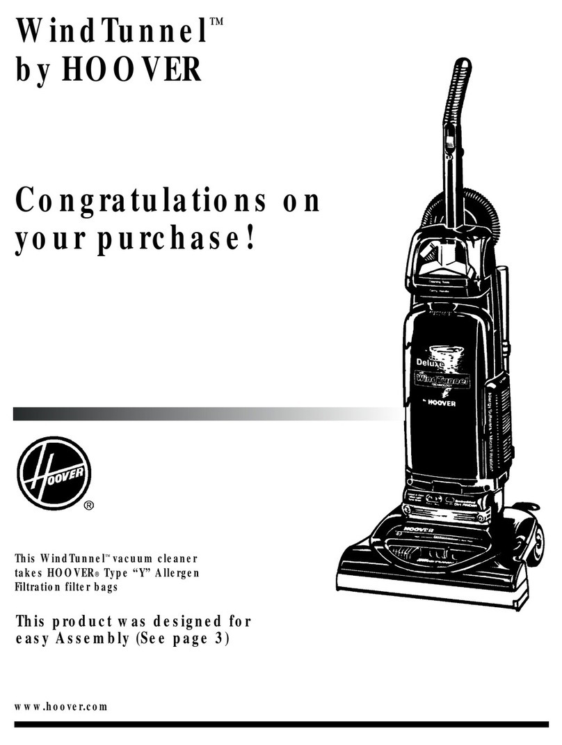 Hoover WindTunnel WindTunnel Upright Bag Vacuum... User manual