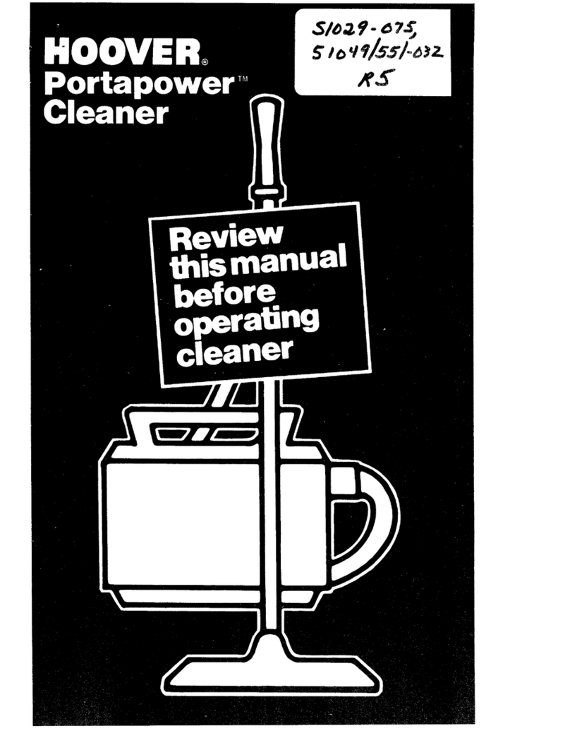 Hoover Portapower S1029-075 User manual