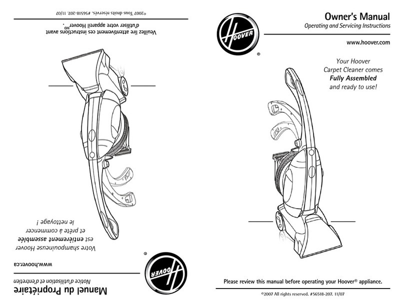 Hoover Fusion U5180-900 User manual